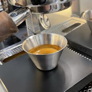 Metal Long Handle Measuring Cup Espresso Ounce Cup Espresso Stainless Steel Extraction Cup Graduated Glass 304