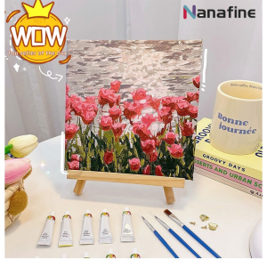 Nanafine【🚀Thai Shipping】Digital oil painting อุปกรณ์วาดภาพ งานศิลปะ กระดาษวาดภาพ สีน้ำมัน ต่างๆสินค้างานครบเซ็ท มีมีพร้อมส่ง