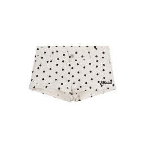 Quần Short Họa Tiết Chấm Bi Phong Cách Retro Dáng Thấp Gọn Gàng