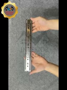 Rel Laci Double Track Huben FE 30 mm Ball Bearring Full Extention 25cm 30cm 35cm 40cm 45cm 50cm