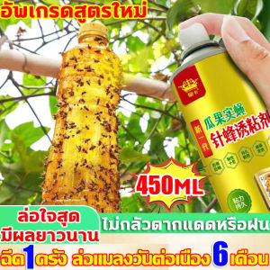 ฉีด1ครั้ง ล่อแมลงวันต่อเนื่อง6เดือน สารล่อแมลงวันทอง สเปรย์กาว อัพเกรดสูตรใหม่ สเปรย์ดักแมลงวันทอง สเปรย์กาวกำจัดแมลงวันทอง ติดแน่น หนีไม่พ้น สารล่อแมลงทอง ดึงดูดแมลงวันผลไม้ได้100% ไม่กลัวตากแดดหรือฝน ยาล่อแมลงวันทอง ยากำจัดแมลงวันทอง น้ำยาล่อแมลงวันทอง