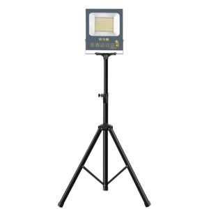 Mobile LED Construction Work Light Tripod Stand Pluggable Spotlight