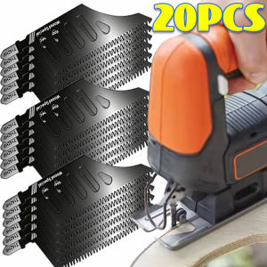 20ชิ้นมีดฟันเลื่อยใบมีดตัดล้างก้านตัว T-Shank ใช้งานหนักเปลี่ยนได้เลื่อยหยาบเครื่องมือตัดไม้อลูมิเนียมแบบแคบ