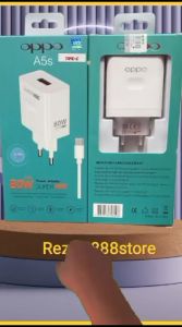 Charger for Oppo A5S 80W Support Fast Charging Power Adapter Super Vooc