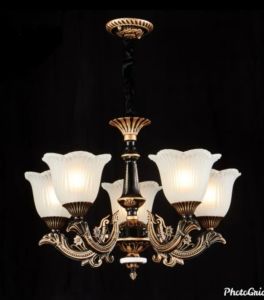 Lampu gantung 780 / 5 lampu + FREE  bohalam led