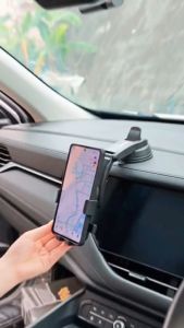 Giá Đỡ Điện Thoại Dạng Thác Nước Dán Taplo Xe Ô Tô Kẹp Điện Thoại Xoay 360 độ Linh Hoạt- T319