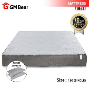 GM Bear Kasur Matras Busa Free 2 Bantal P0380 (1548/1549/1550) - Mattress In a Box
