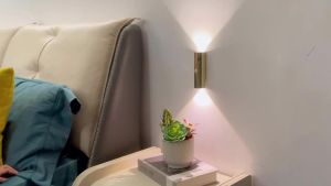 GDLUOAO Wireless Motion Sensor Night Light Up And Down Beam Bedroom Decorative Wall Lamp