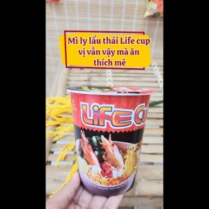 [LY LẺ] - THIEN HUONG FOOD - Mì ly Life Cup hương vị Lẩu thái Mì ly lẩu thái Life Cup Mì lẩu thái Life Cup ly (60g/ly)