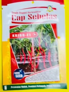 Benih Cabai Keriting KRIBO F1 kemasan 2000 biji produk dari Cap Sebelas