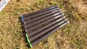 3Pcs Lashonda Golf Club Grips Rubber Soft Elastic Shock Absorbing Design Wear Resistant Durable Braided Texture Super Sweat A