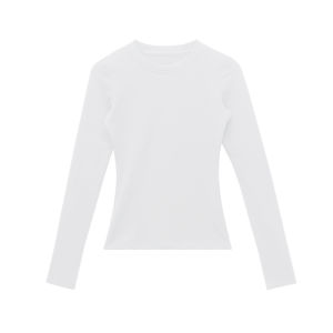 audwyn | Áo Thun Form Ôm Dài Tay Cổ Trụ Ấm Áp Chất Fleece