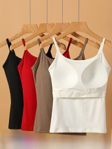 Áo ba lỗ nữ ZISU một mảnh có đệm ngực thoáng khí co giãn thoải mái