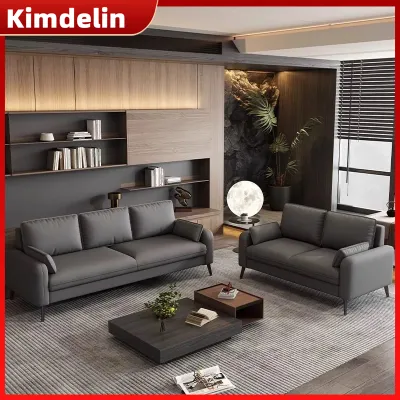 KIMDELIN Indoor Sofa Recliner Lounge for Living Room Apartment or Office Solid Wood Frame Loveseat Sofa