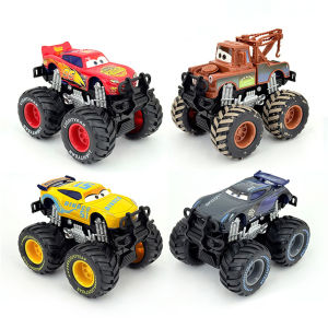 Takara Tomy | Disney Cars Inertia Toy Car Monster Truck 1/55 Metal Die Casting Model Alloy Material Anime Figure Kids Toys Birthday Gifts
