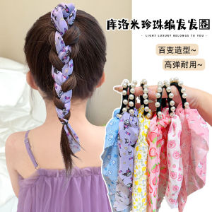 เด็กผ้าพันคอมุกผมผูกสไตล์เจ้าหญิงอุปกรณ์ผมสําหรับสาวน้อย Valery ยี่ห้อวงผมสําหรับเด็กผู้หญิง