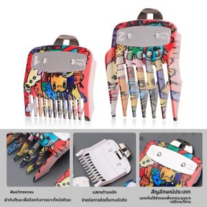 2/3/4PcsตัดผมเกรดสแตนเลสClipperหวีสิ่งที่แนบมาProfessional Hair Trimmerท่องเที่ยวหวีชุดFitตัดผมเครื่องมือ