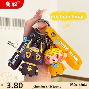 Mặt Dây Chuyền Móc Khóa Hình Nhân Vật Thần Thoại Dễ Thương Tượng Aunobis Và Sun Wukong Trang Trí Túi Xách Phụ Kiện Thời Trang