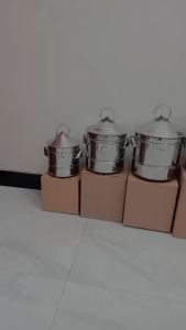 (COD) Dandang Nasi Kukusan Sablukan Stainless Teball Ukuran (05 - 5) Kg