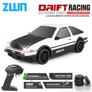 ZWN 2.4G RC Drift Car 1/24 4WD Remote Control Car High Speed Four Wheel Drive Radio Controlled Mini Racing Model Boy Toy Gift