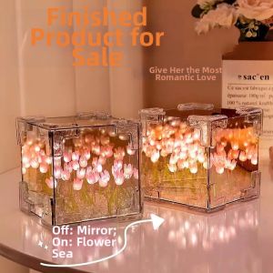 PAMPAS | Tulip Mosaic Night Light Finished DIY