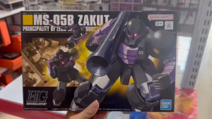 Mô hình Gunpla HGUC 1/144 MS-05B Zaku I Black Tri-Stars chính hãng Bandai