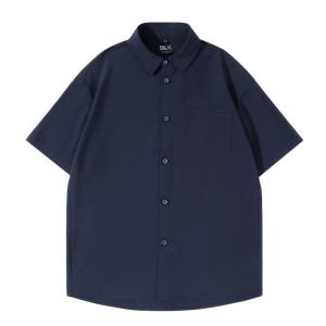 Baleno | Mens Summer Short Sleeve Ice Silk Light Business Shirt
