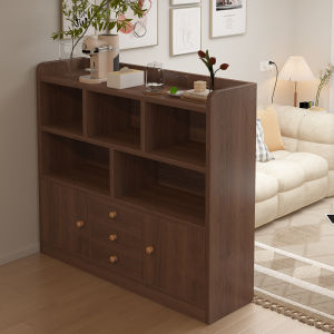 ZHUOHE | Multi-functional Wall-leaning Living Room Storage Cabinet Mid-century Style