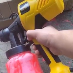 Portable high-pressure electric spray paint machine hand-held spray paint gun 550W electric spray gun set heavy-duty all-in-one multifunctional small spray paint machine