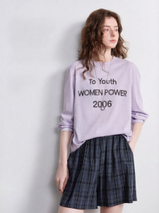 Toyouth | Áo Thun Nữ Phong Cách Rộng Rải Light Cloud Cloth
