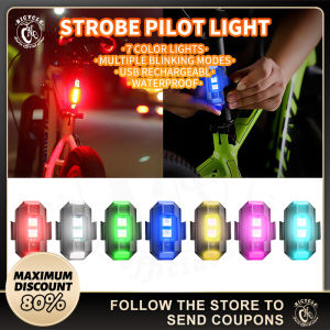 7 Color In 1 BIke Light Rechargeabl Blinker Back Light for Bike Tail Light Waterproof LED Signal Light for Motorcycle