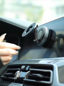 💖Christmas Gift💖 360° AdjustableMagnetic Vacuum Phone Holder Adjustable Angle Foldable Strong Vaccum Magnet Works For Any Surface