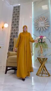 Dres Set Brukat Malika Kondangan Wanita Kekinian