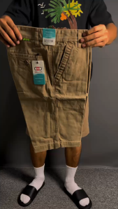 Celana Pendek Pria Dillca Casual Nyaman - Pinggang Elastis Warna Solid