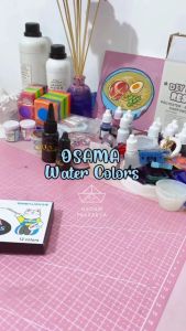 Jual OSAMA Isi 12 Watercolor Cat Air Waterbase Perlengkapan Lukis Melukis Pewarna Kertas Tools Stuff Asli Art Menggambar Coloring Mewarnai Colour Jual Color Peralatan Sekolah Seni Drawing Kesenian Prakarya School Original Murah Termurah Grosir Prakarya