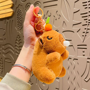 Gấu bông Chuột lang Capybara Béo balo rùa Thú bông Chuột lang nước Capy bara Chảy Nước Mũi Mini mẫu mới