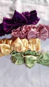 Bandana serut pita satin/bandanapita/serut/pita/satin
