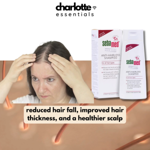 (Exp 2028 February) Sebamed Anti-Hairloss Shampoo | Gentle Cleanser for Thinning Hair | Charlotte Essentials