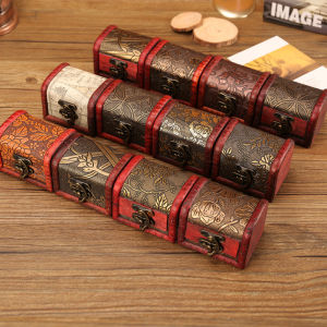 European-style retro small box storage box jewelry box accessory packaging box wooden box jewelry case