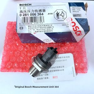 Bosch 0281006364 Fuel Rail Pressure Sensor Compatible with Car Electrical System Sensors Professional Installation Support
