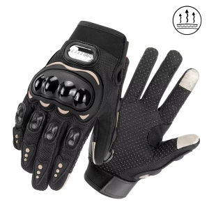 New Retro Motorcycle Riding Gloves Genuine Leather Breathable Gloves For Men and Women All-Season Comfort Fit Scooter Gloves