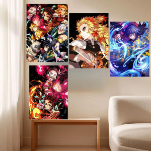 Bandai | Classic Japan Anime D-Demon S-Slayer Oil Painting By Numbers Home Decor Modern Wall Decor for Living Room Bedroom Gift No Frame