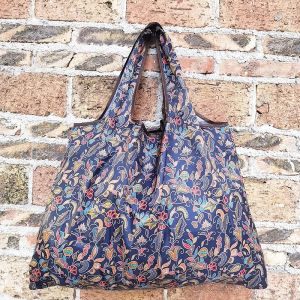 Japanese and Korean Foldable Shopping Bag Ultra Light Portable Medium Size Eco-friendly Bag Satchel Supermarket Grocery Bag One Shoulder Mummy Cosmetics Bag