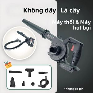 Máy Thổi Khí Và Hút Bụi Không Dây 2 Trong 1 Tương Thích Với Makita 18V 21V Dùng Cho Lá Cây Bụi Bẩn Ô Tô Máy Tính Vườn.