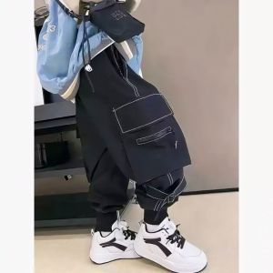 Celana Anak Laki-laki Vintage New Arrival Yah Bunda Celana Cargo Anak Panjang Usia 2-14 Tahun Celana Anak Perempuan