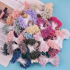 400Pcs 2mm Moulti Options Artificial Flower Stamen Mini Pearl Floral Pistil For Wedding Party Home Decoration DIY Accessories