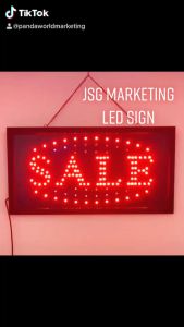 Energy saving light billboard Flashing Mode SALE-LED SIGN (Small-Large)