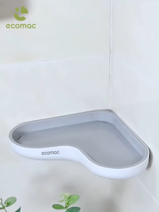 Kệ Góc ECOMAC Đa Năng Để Đồ Nhà Tắm Nhà Bếp Gắn Tường Không Cần Khoan Đục EC24