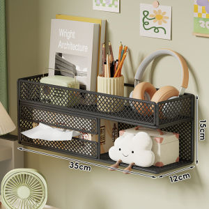 Hanging Wall Shelf Non-drilling Wall-mounted Storage Organizer