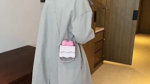 Túi xách đeo chéo mini nữ phối nơ đẹp thời trang hàn quốc cho mẹ và bé DC29